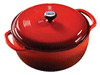 Ceramic coated Dutch oven for indoor cooking