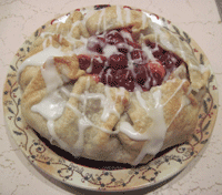 Pound Cake Pie, a Dutch oven desert